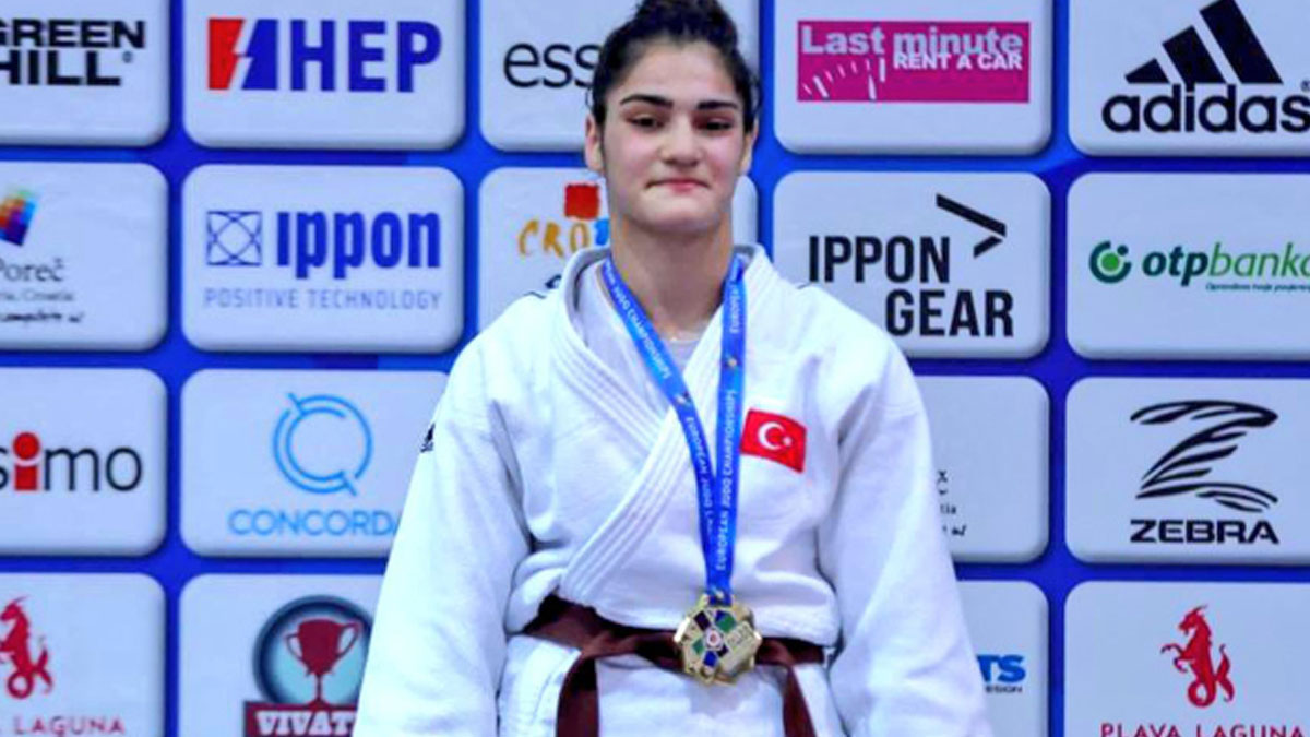Sinem Oruç'tan, Ümitler Avrupa Judo Şampiyonası'nda altın madalya