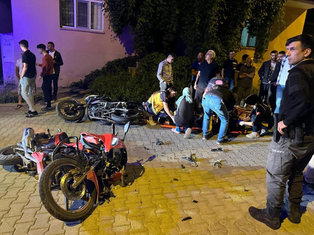 Kars'ta motosiklet kazası