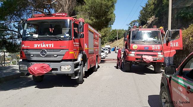 Kayseri'de yangın