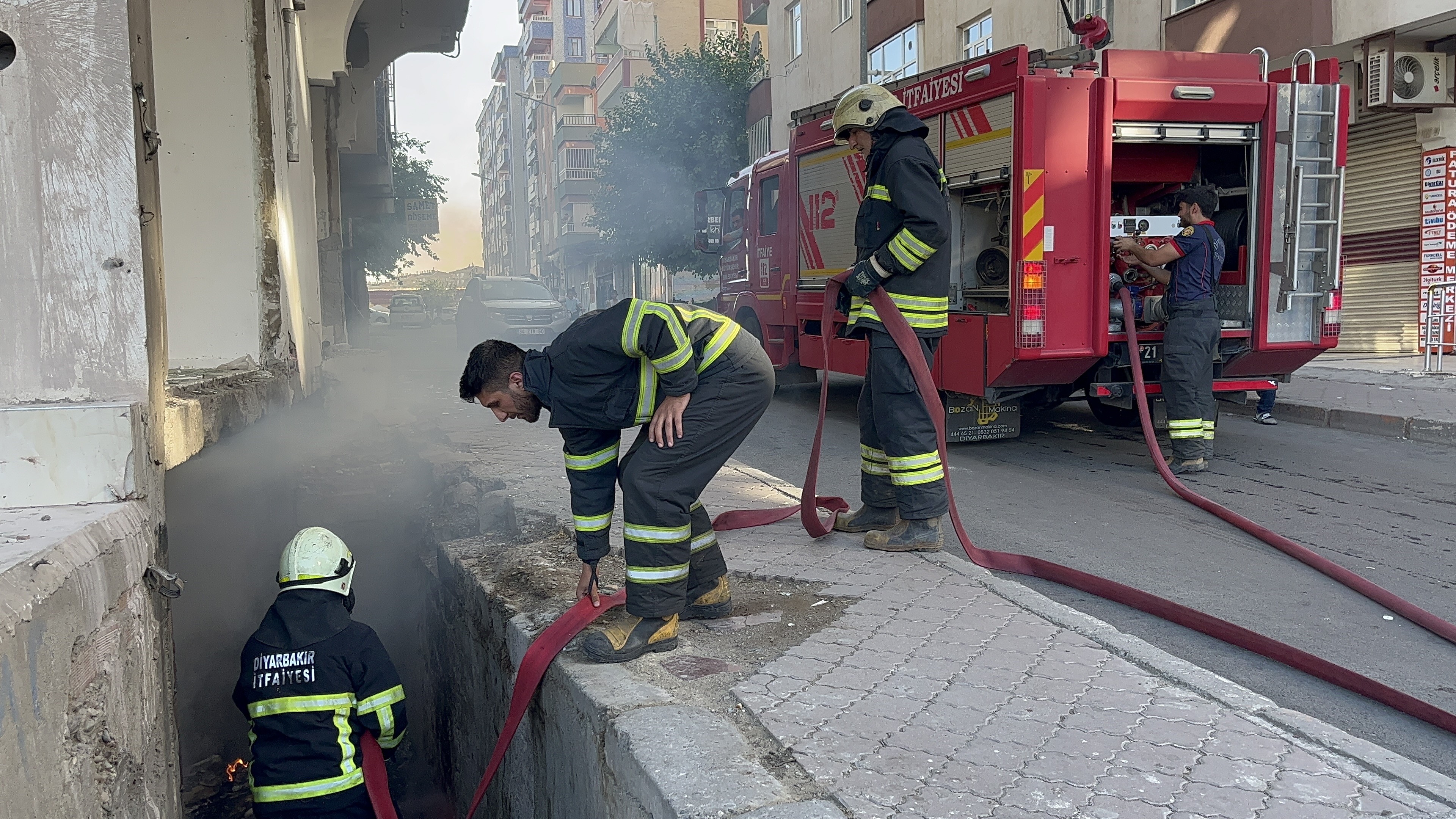 Diyarbakır'da korkutan yangın
