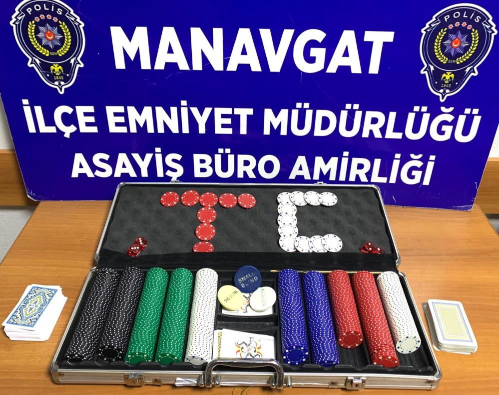 Antalya'da, kumar oynayanlara cezai işlem