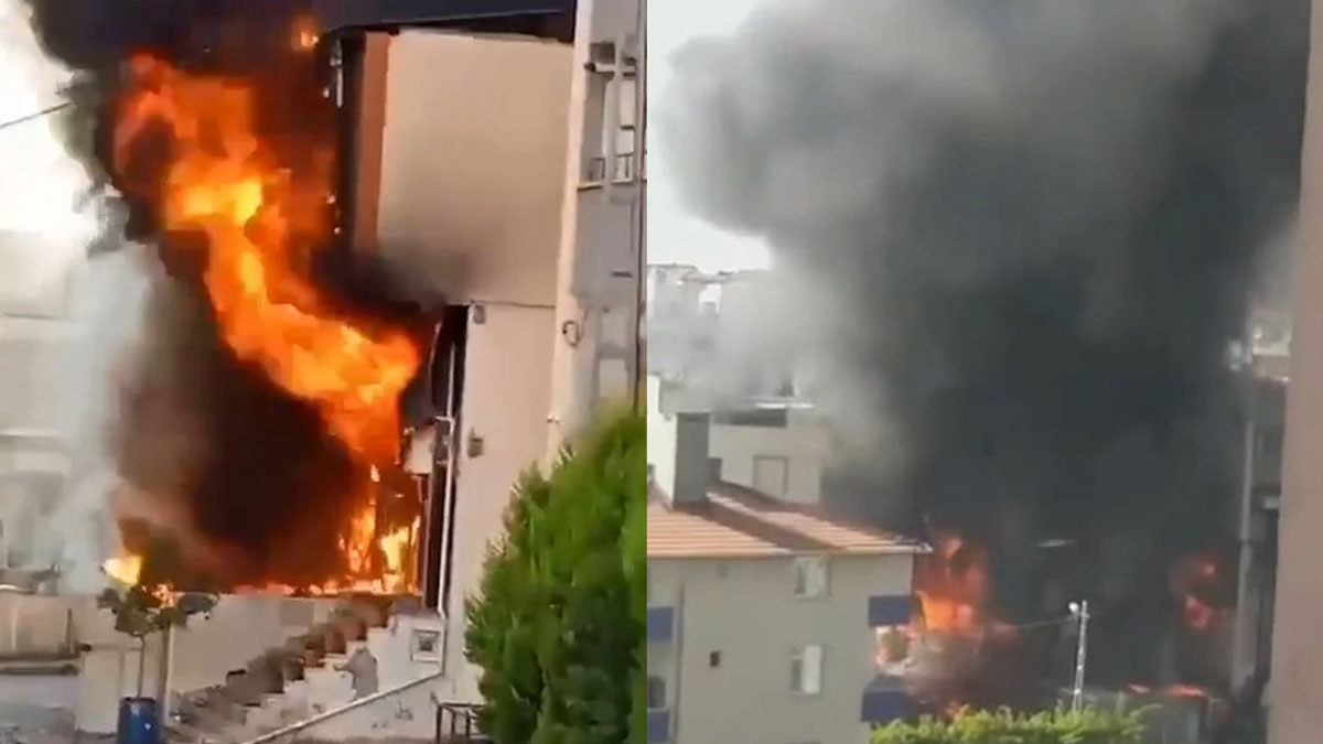 Tuzla'da tekstil atölyesinde yangın