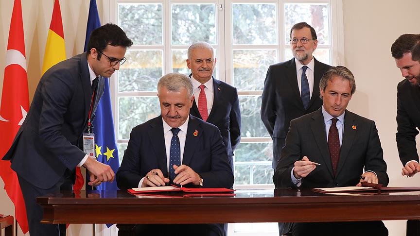 Türkiye ile İspanya arasında iki anlaşma imzalandı