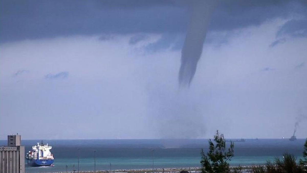 İskenderun'da hortum