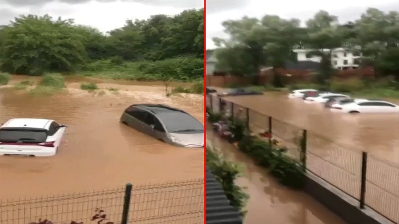 Kandıra’yı sel vurdu