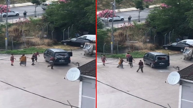 Pendik’te taşlı sopalı kavga