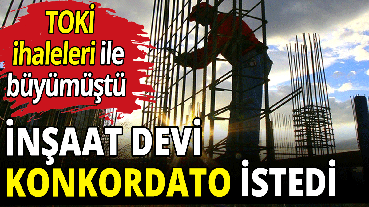 İnşaat devi konkordato istedi