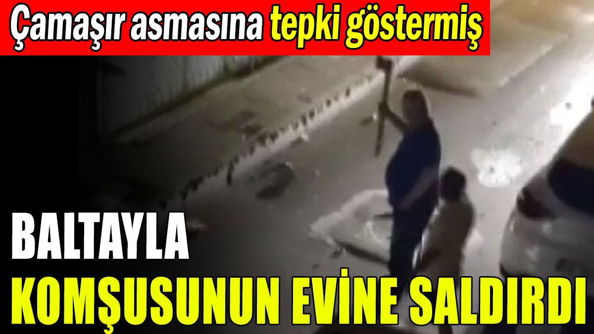 Sokak ortasında baltalı saldırı