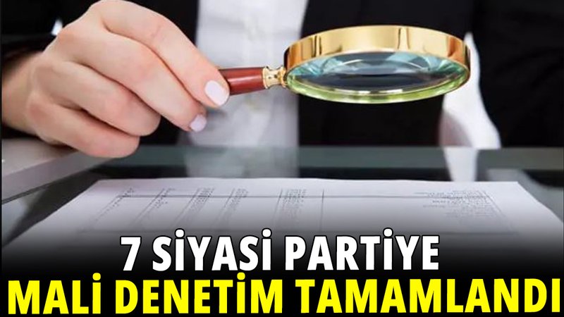 7 siyasi partiye mali denetim Resmi Gazete'de
