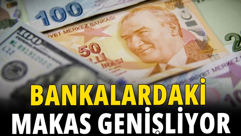 Bankalardaki döviz alım satım makası genişliyor
