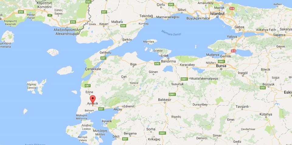 Çanakkale'de 5,3 büyüklüğünde deprem