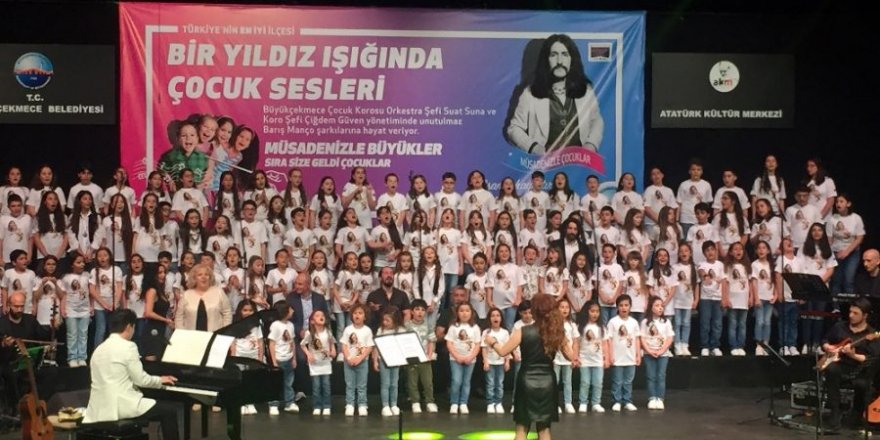 Çocuklar ‘Barış Abi’lerinin şarkılarını seslendirdi