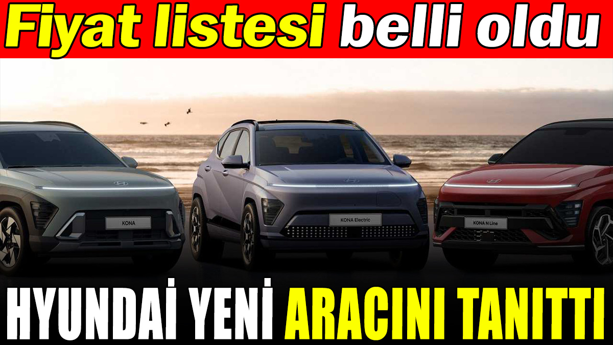 Hyundai'nin Türkiye'de satışa çıkardığı araçlar belli oldu