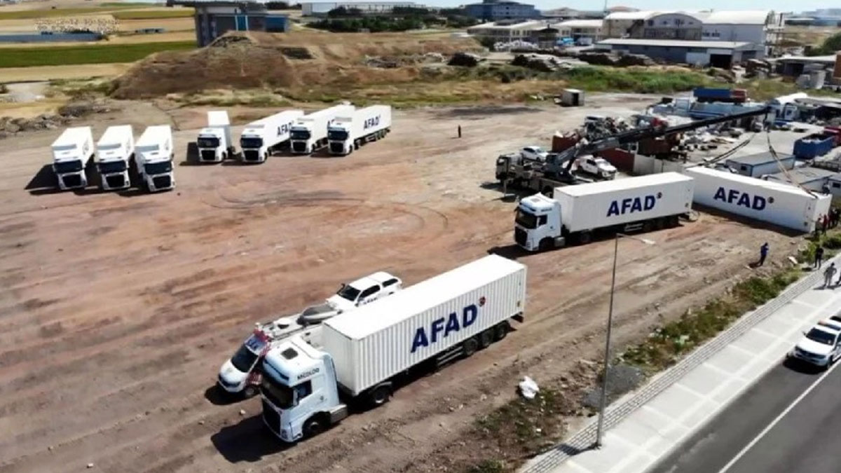 AFAD'dan olası İstanbul depremi için Silivri'ye konteyner yığınağı