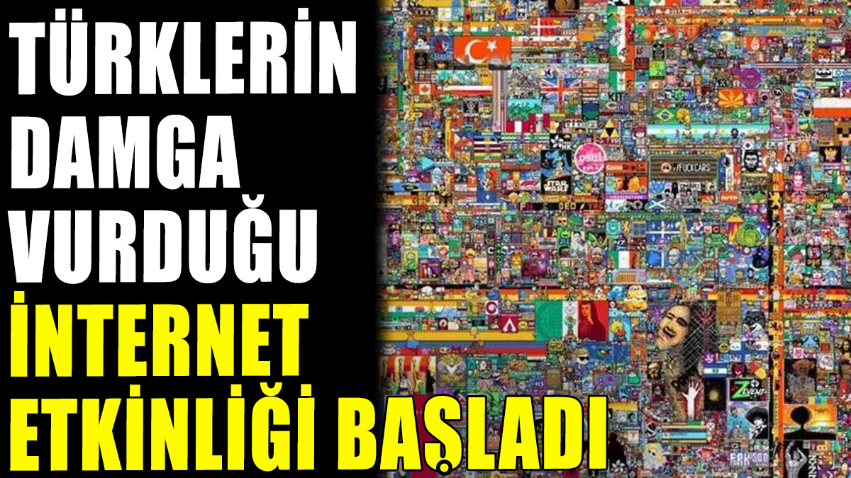 Türklerin damga vurduğu internet etkinliği tekrar başladı