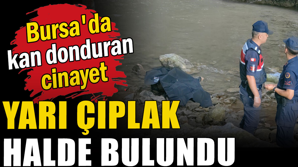 Bursa'da kan donduran cinayet: Yarı çıplak halde bulundu