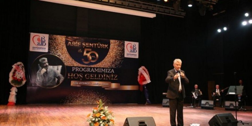 Arif Şentürk’ün 50. sanat yılı kutlandı