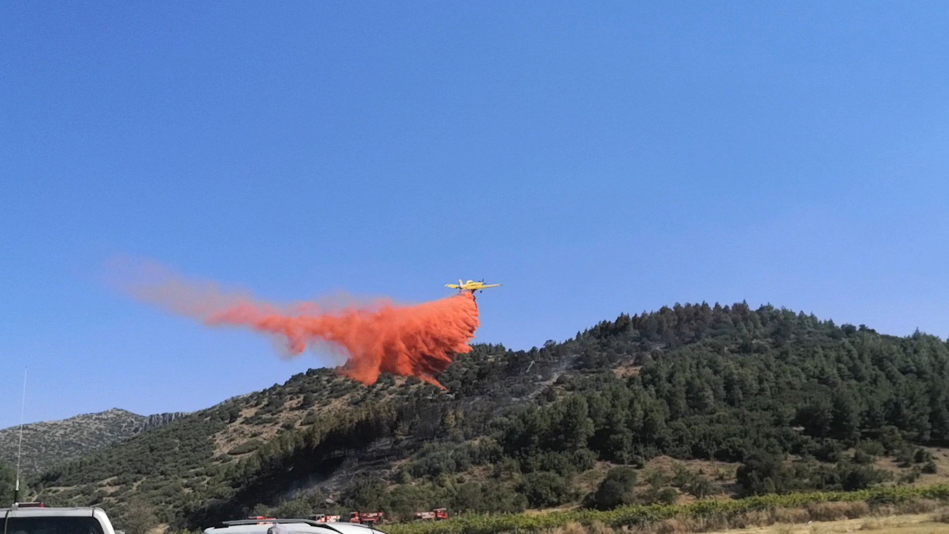 Burdur'da orman yangını