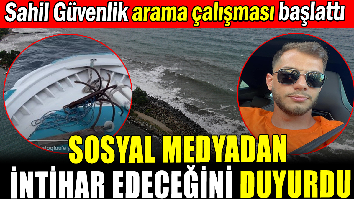 Trabzon'da bir genç sosyal medyadan intihar edeceğini böyle duyurdu