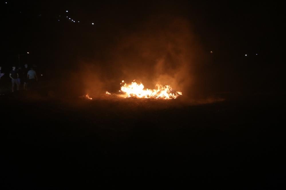 Afyonkarahisar'da tarım arazisinde yangın