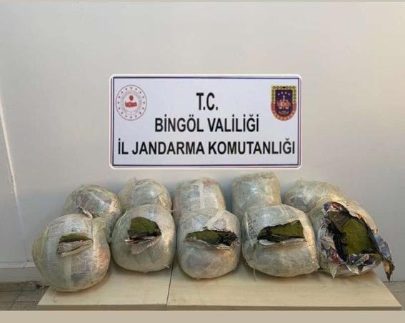 Bingöl'de gizlenmiş çok miktarda uyuşturucu bulundu