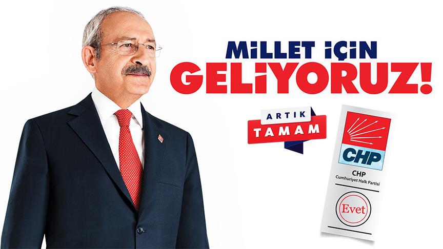 CHP'nin sloganı belli oldu