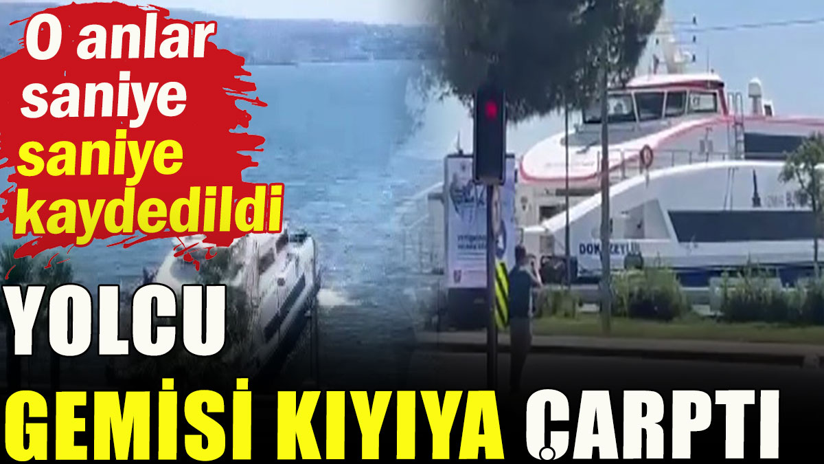 Yolcu gemisi kıyıya çarptı