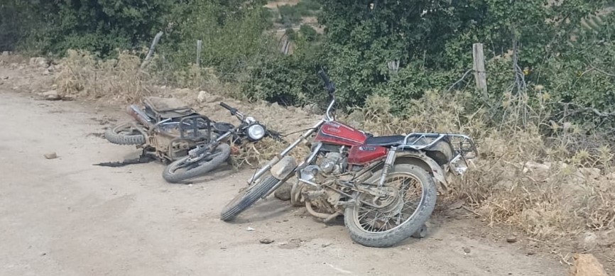 Isparta'da motosikletler çarpıştı: 2 yaralı