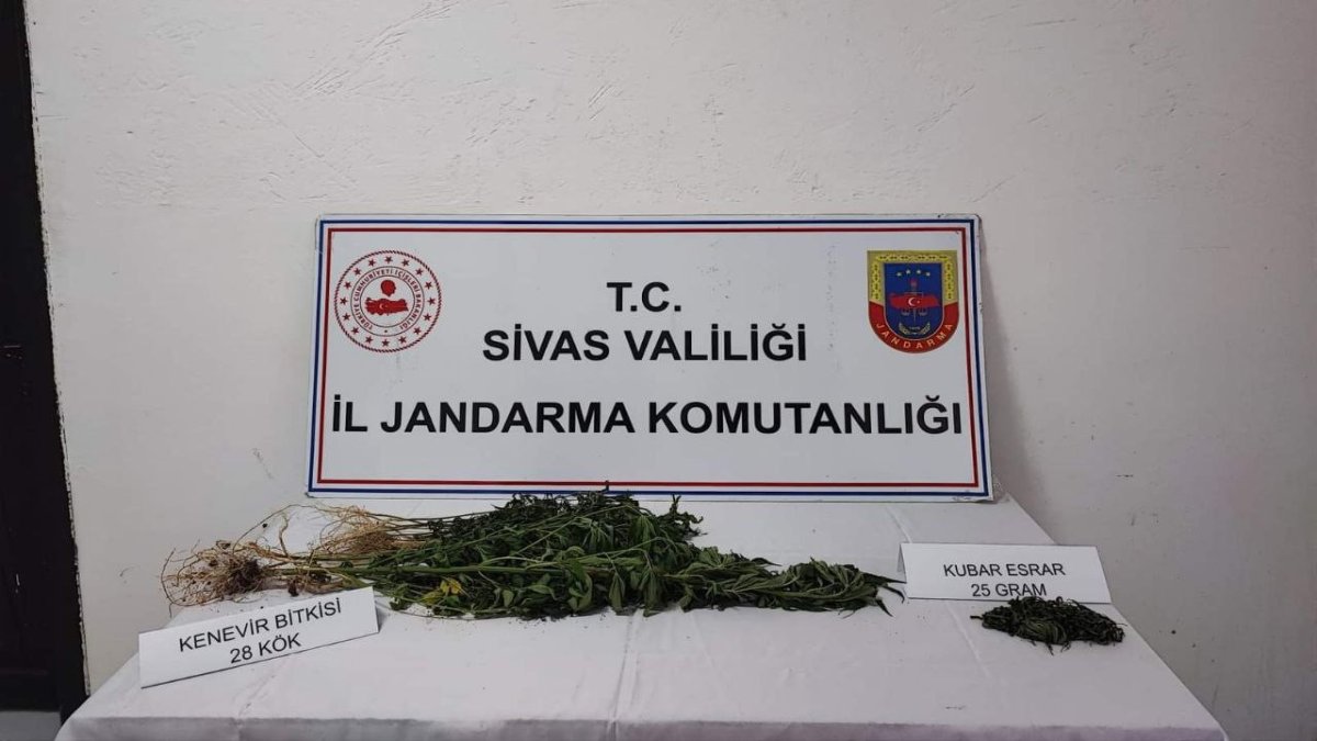 Sivas'ta uyuşturucu operasyonu