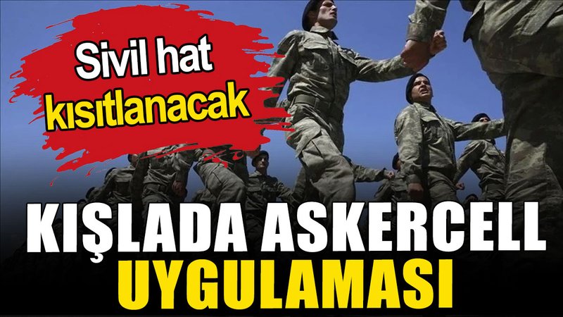 Askerler sivil hatlarını artık kışlada da kullanabilecek