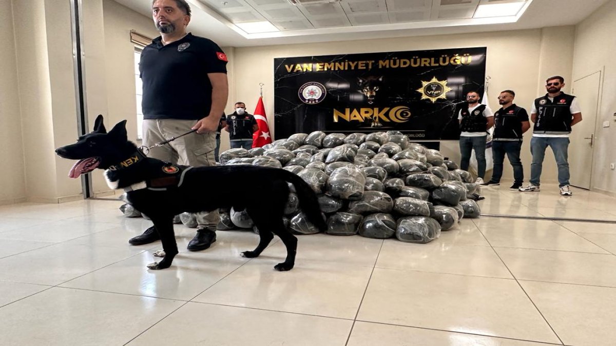 Van'da 7 aylık uyuşturucu operasyonlarının bilançosu açıklandı