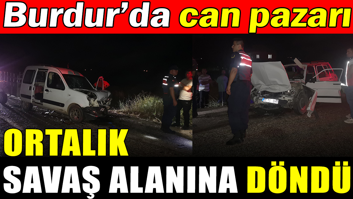 Trafik kazası 2 kişiyi hayattan kopardı