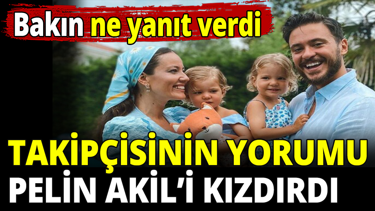 Takipçisinin yorumu Pelin Akil'i kızdırdı! Bakın ne yanıt verdi