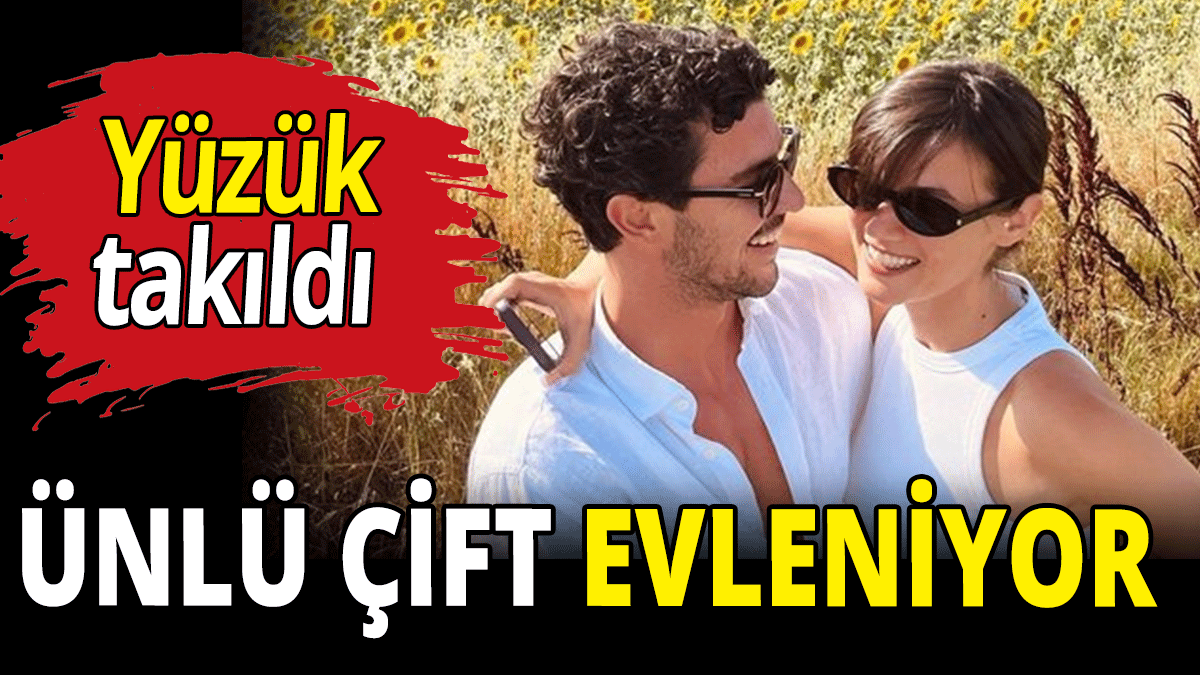 Pınar Deniz ve Kaan Yıldırım evleniyor