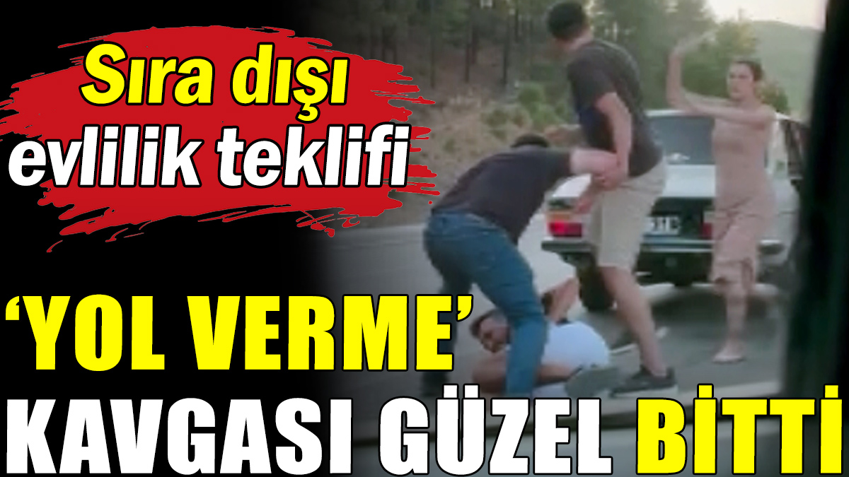 Antalya'da sıra dışı evlilik teklifi