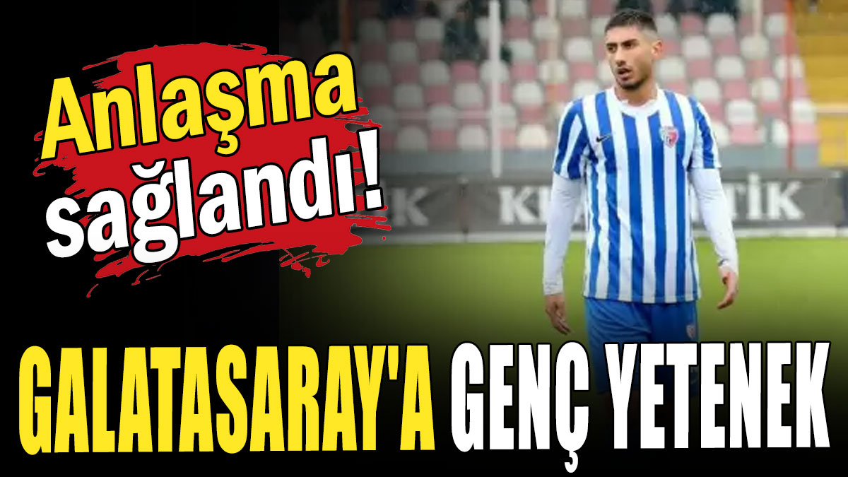 Galatasaray'a genç yetenek: Anlaşma sağlandı