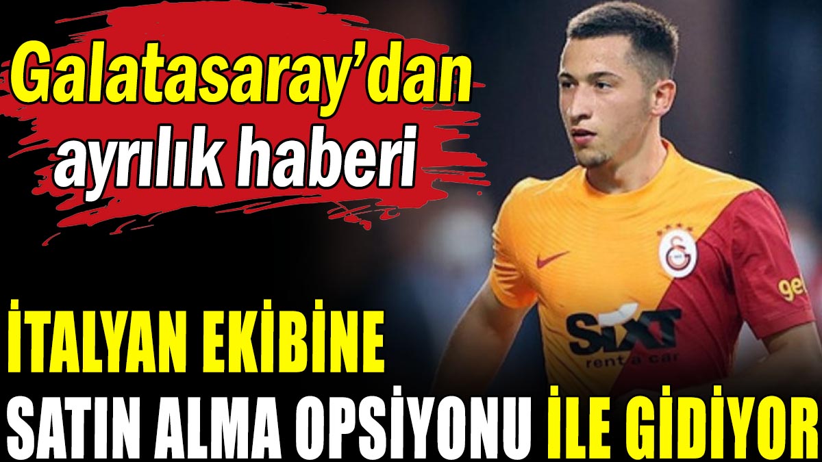 Galatasaray'dan ayrılık haberi