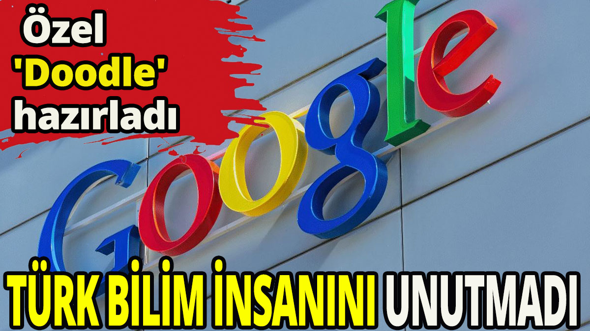 Google Türk bilim insanı için 'Doodle' hazırladı
