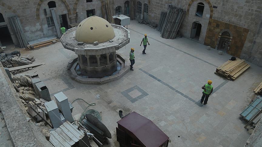 Bab'daki tarihi cami ve çarşı restore ediliyor