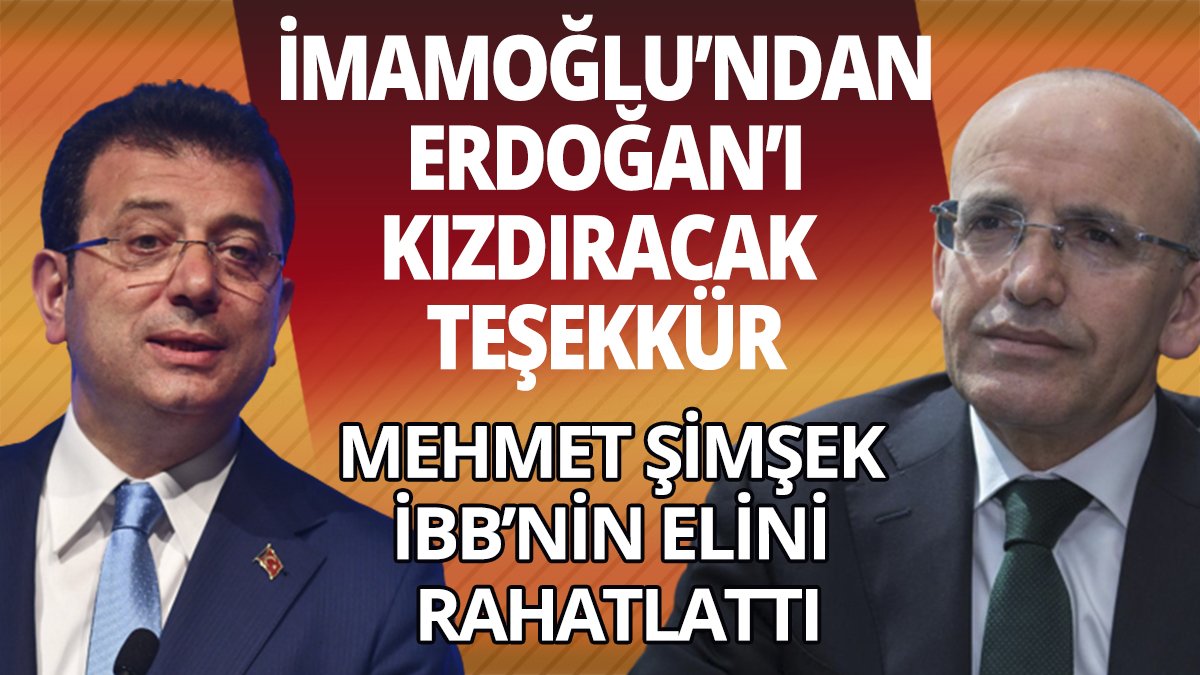 Ekrem İmamoğlu'ndan Erdoğan'ı kızdıracak teşekkür