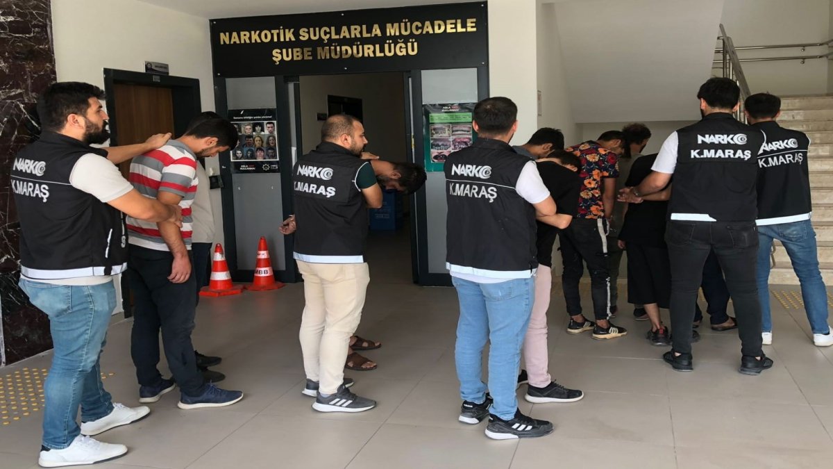 Kahramanmaraş'ta uyuşturucu operasyonu: 6 gözaltı