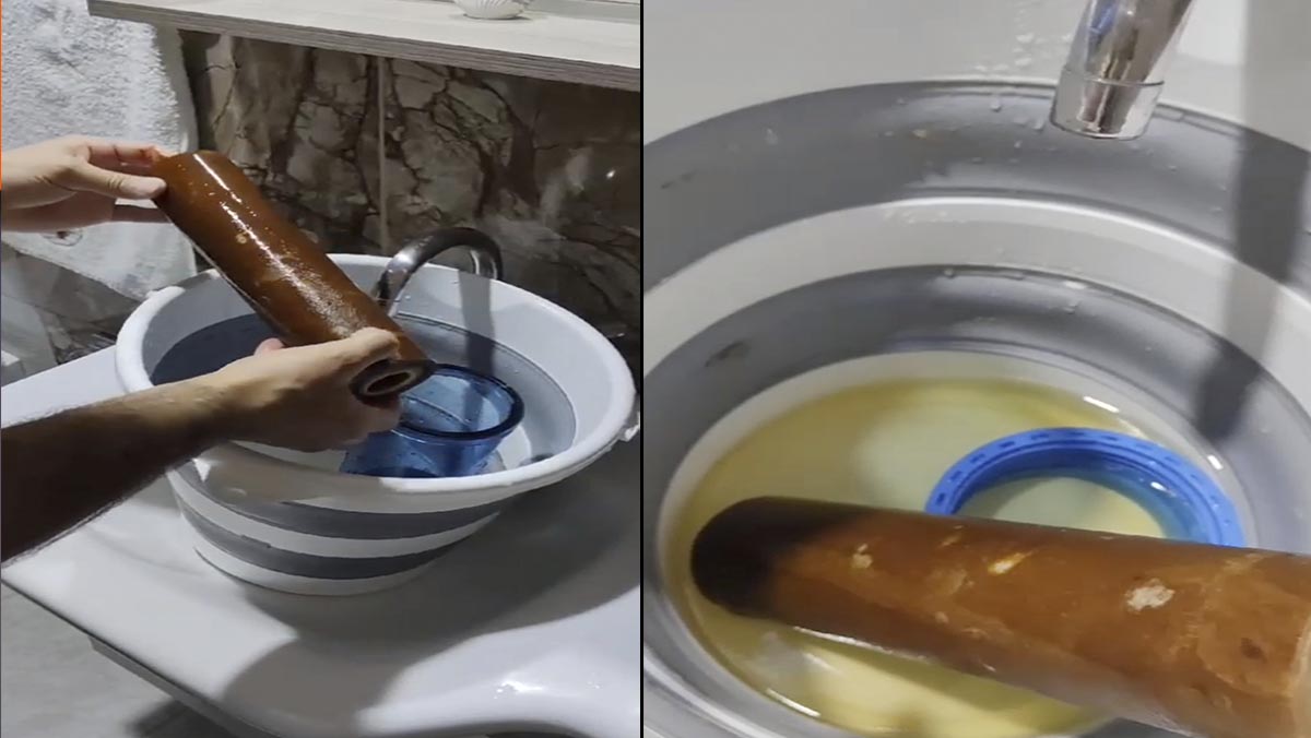İçme suyu filtresi 5 günde çamura döndü