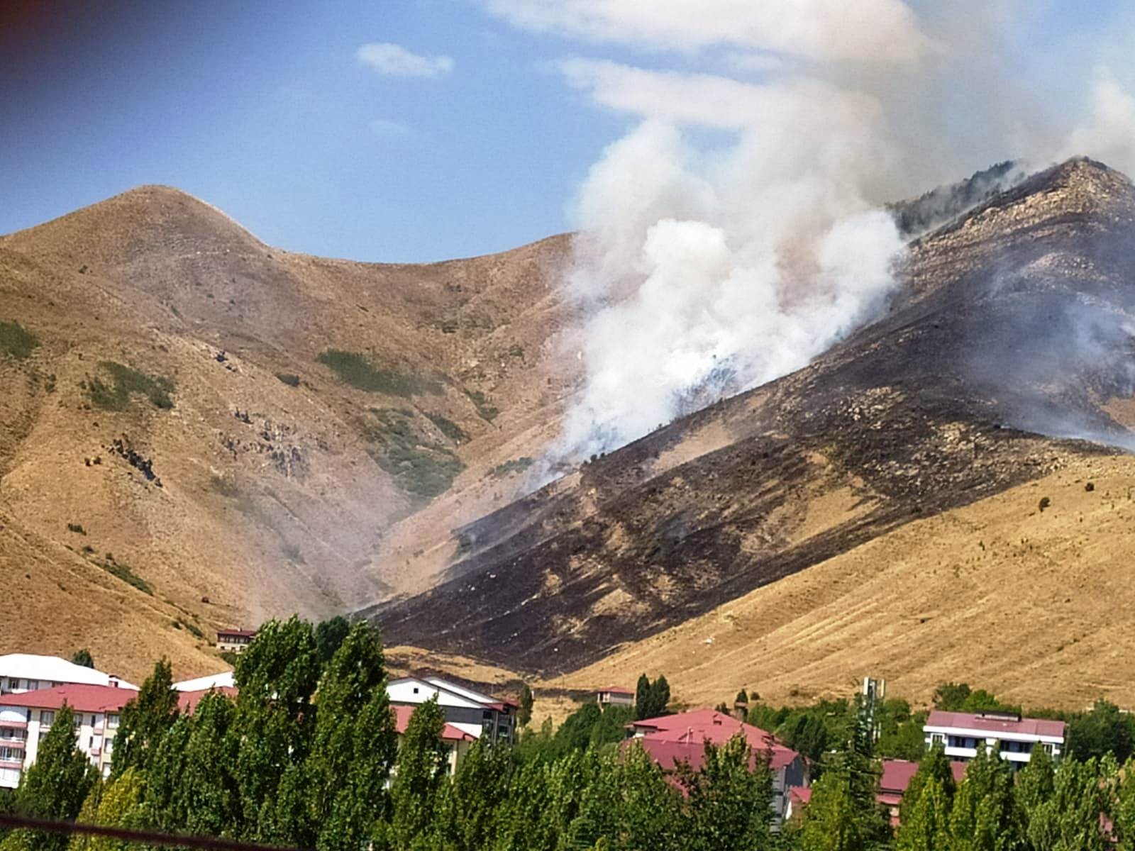 Bitlis'te yangın