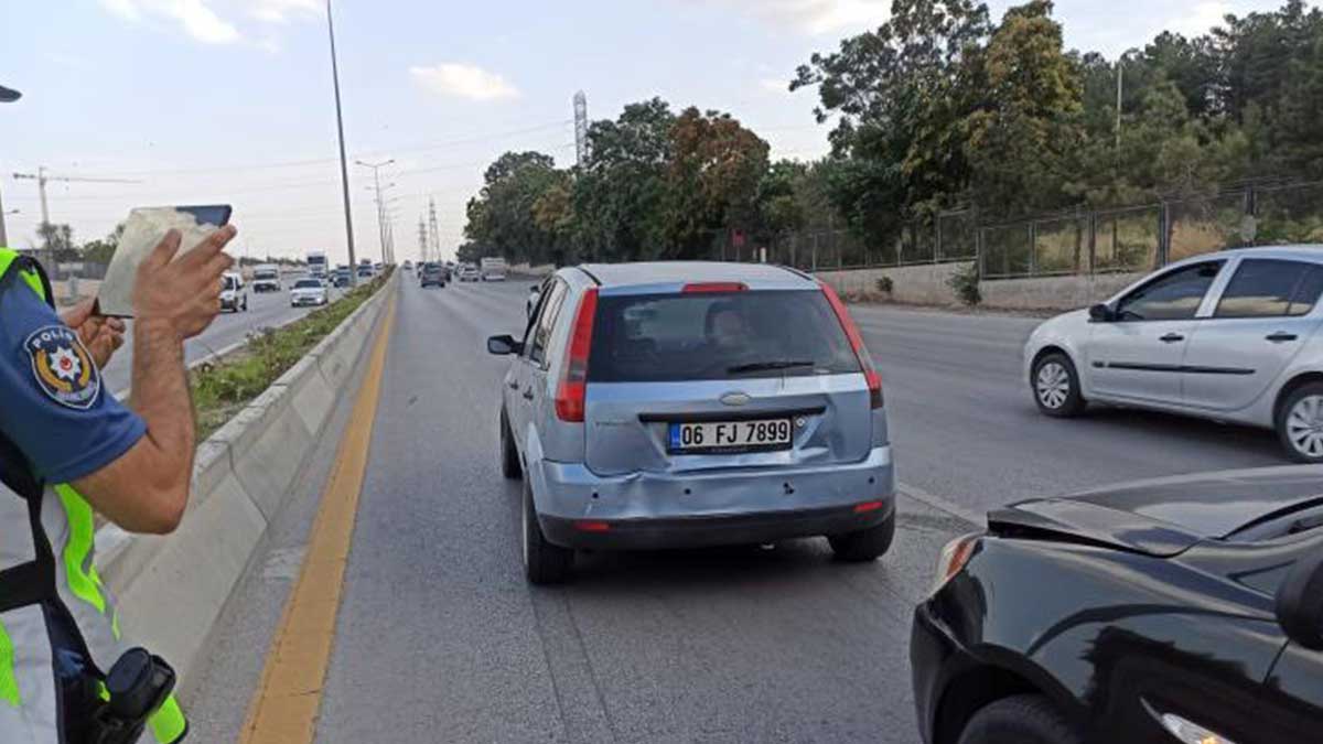 Ankara'da zincirleme kaza: 7 araç birbirine girdi