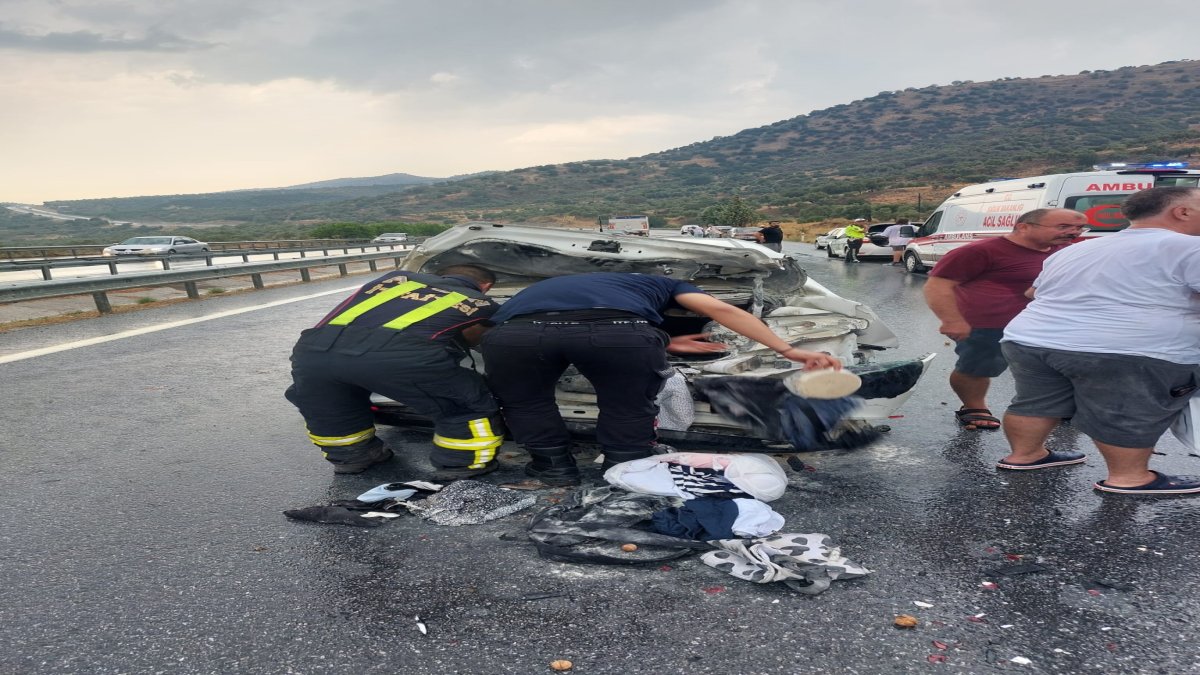 Aydın'da zincirleme trafik kazası: 8 yaralı