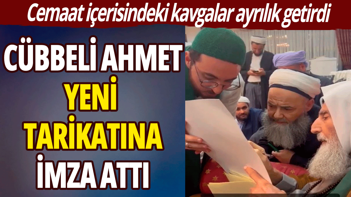 Kavgalar ayrılık getirdi: Cübbeli Ahmet yeni tarikatına imza attı