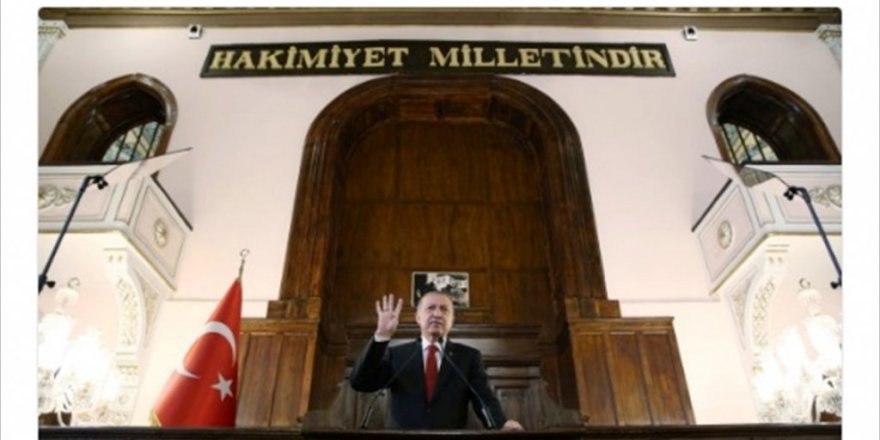 Erdoğan'dan "Hakimiyet Milletindir" mesajı
