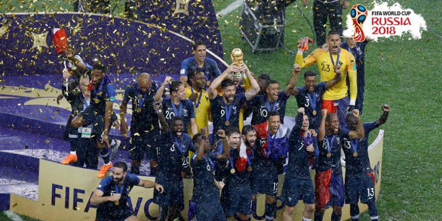 Fransa tarihinde ikinci kez şampiyon
