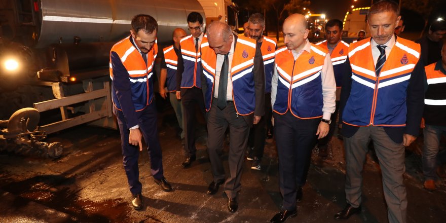 Başkan Uysal yol çalışmalarını denetledi