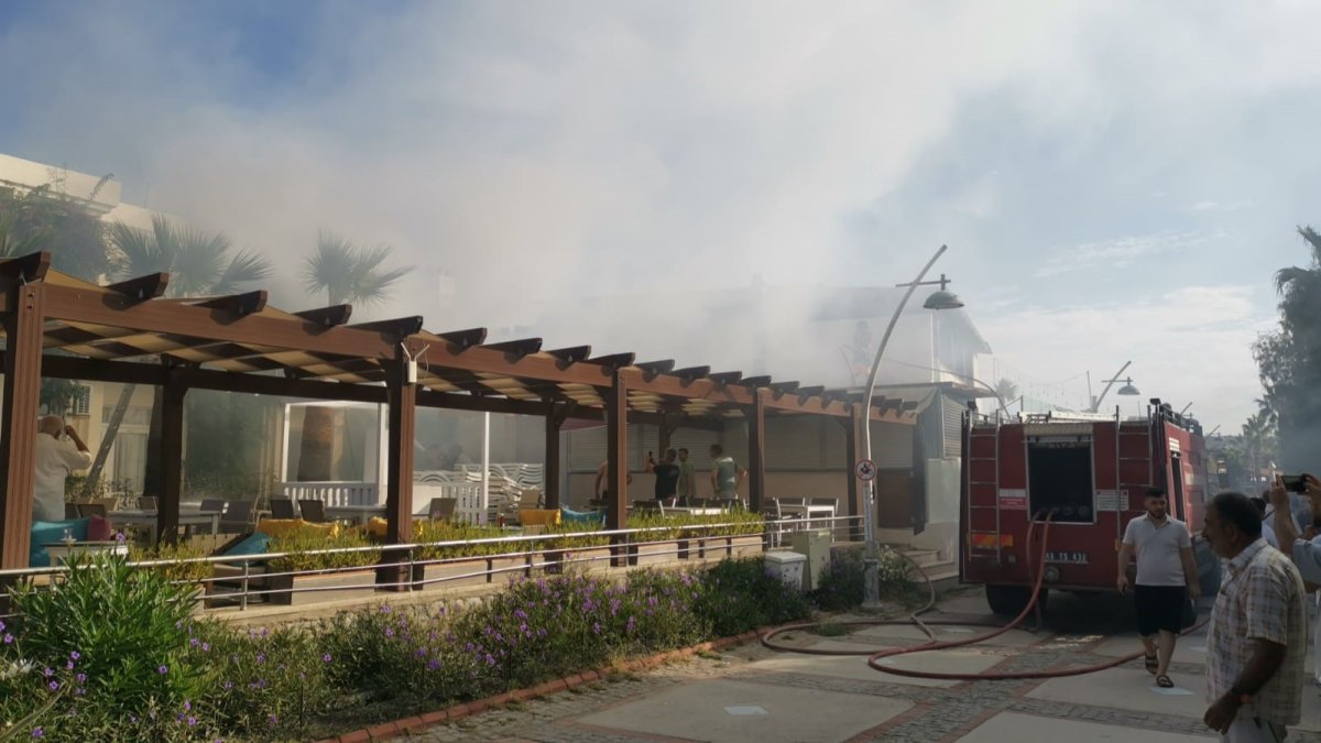 Muğla'da bir otelde yangın çıktı